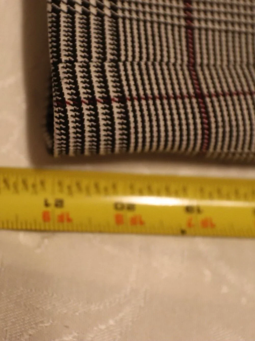 Calvin Klein Single Button Plaid Longline Blazer Tailored Slim Fit Size 4